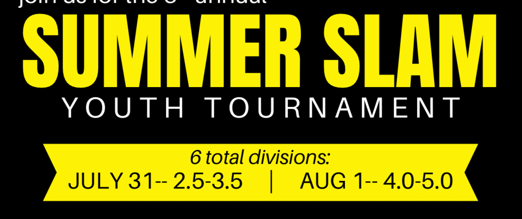 4.0 Summer Slam 2026 Youth Round Robin Tournament Sat Aug 1st 9-12pm