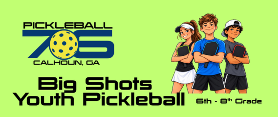 Big Shots Youth Pickleball Program